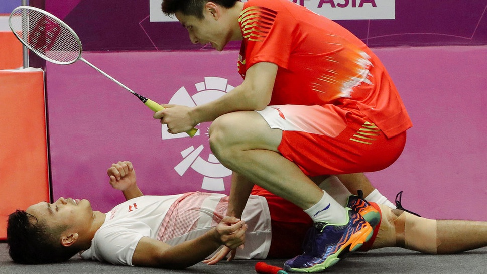 Hasil Final Badminton Putra Asian Games: Indonesia Kalah dari Cina