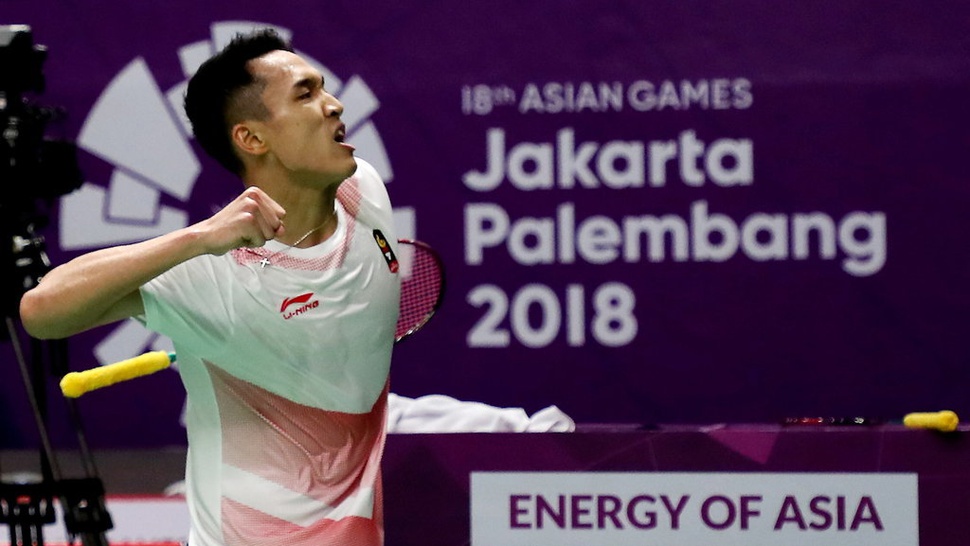Hasil Bulutangkis Asian Games 2018: Jonatan Tumbangkan Shi Yuqi