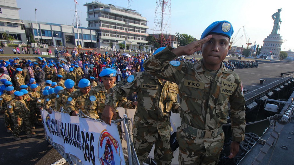Pasukan Perdamaian Indonesia Diberangkatkan ke Kongo dan Lebanon