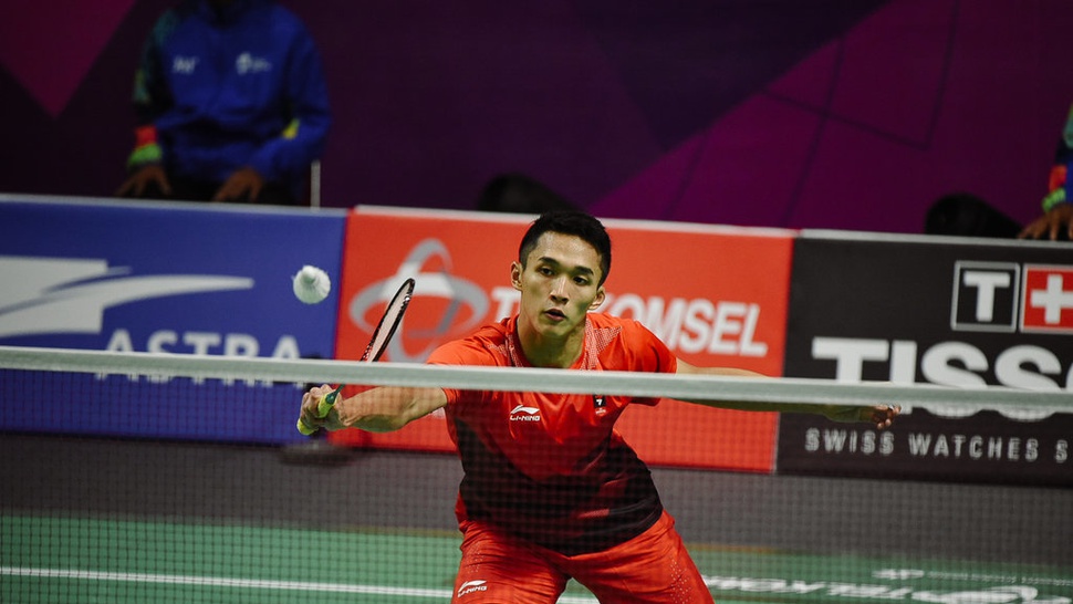 Hasil Indonesia Masters 2019: Lawan Mundur, Jonatan Lolos 16 Besar