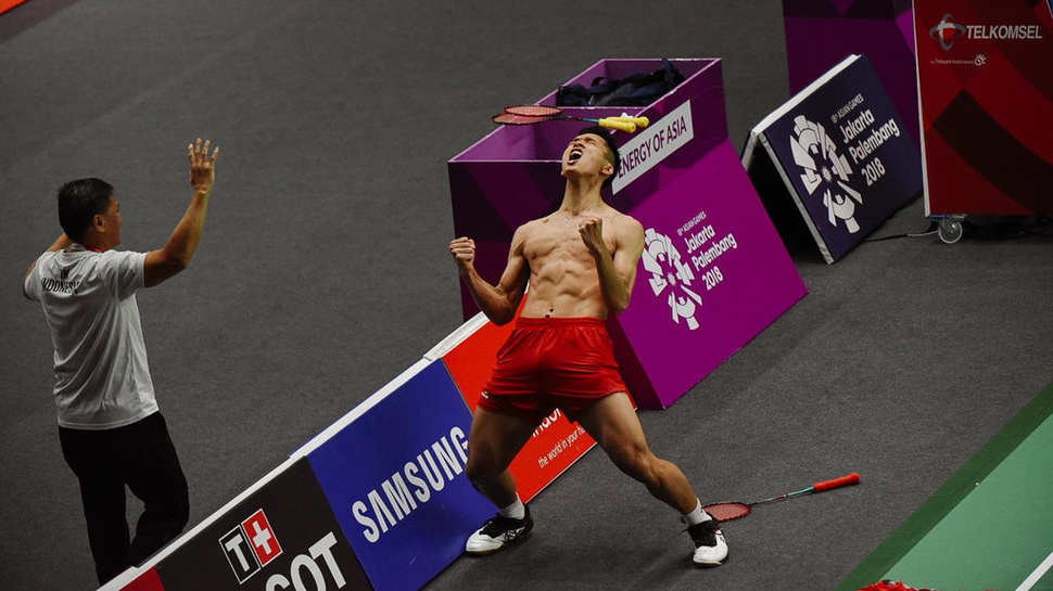 Jonatan Christie & Daftar Peraih Emas Tunggal Putra Badminton