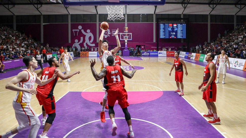 Hasil Final Basket Putra AG 2018: Cina Juara, Kalahkan Iran 84-72