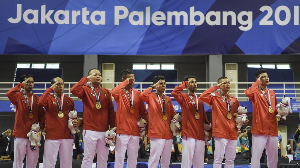 Klasemen Akhir Perolehan Medali Asian Games 2018: Indonesia Nomor 4