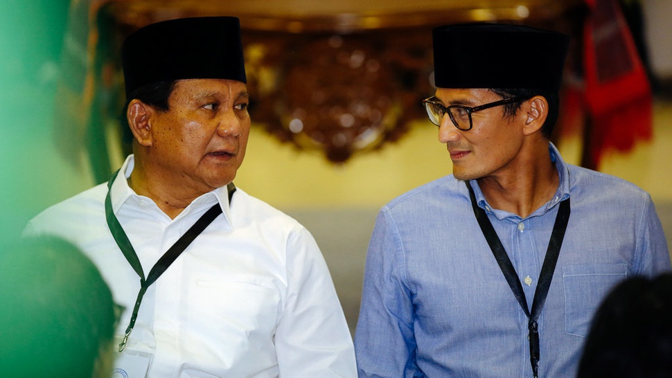 Gerindra Jelang Pemilu 2024: Dorong Prabowo Lagi atau Lirik Sandi?