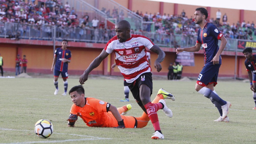 Hasil Madura United vs Borneo FC: Minim Peluang di Babak Pertama