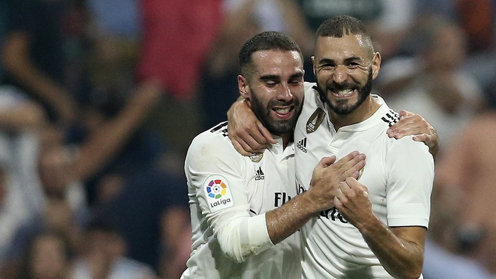 Hasil Real Madrid vs Valencia Skor Akhir 2-0 di Liga Spanyol 2018