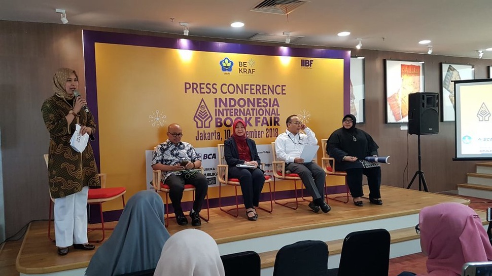 Pameran Buku IIBF 2018 Bakal Digelar Mulai 12 September di Jakarta