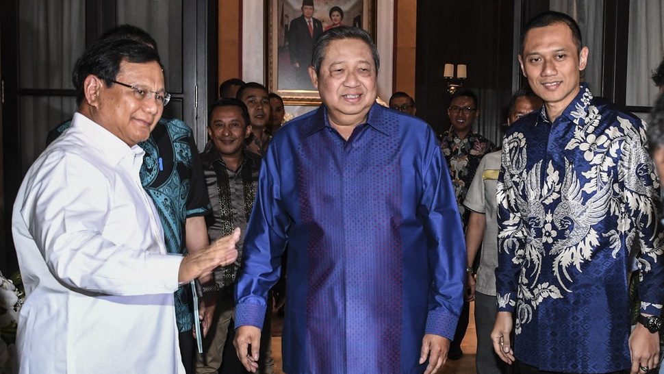 Prabowo dan Sandiaga Sambangi Kediaman SBY