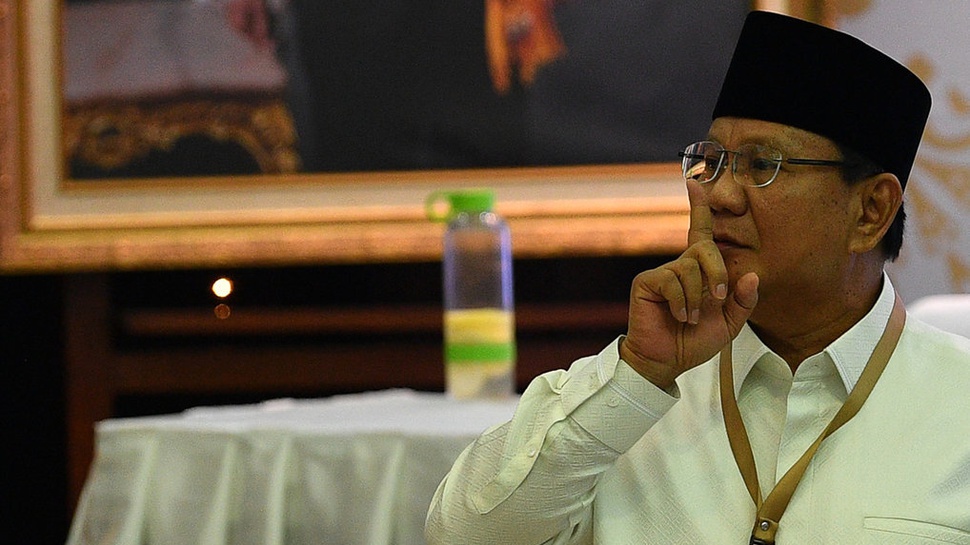 Tak Percaya Survei LSI Denny JA, Prabowo: Itu Siapa yang Bayar?