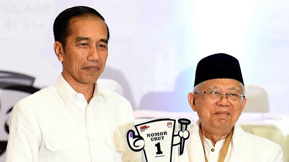 TKN Jokowi-Ma'ruf Laporkan Sumbangan Dana Kampanye Rp 55,9 Miliar