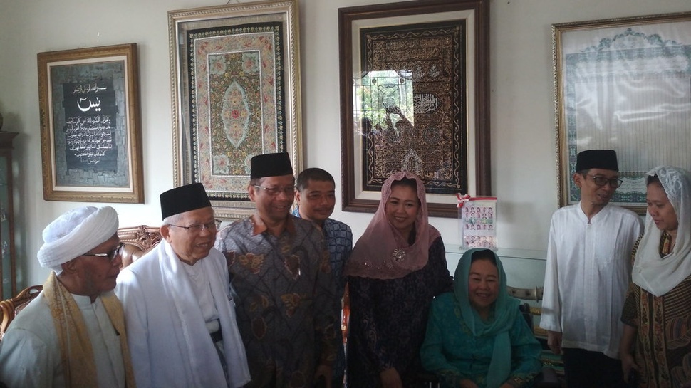 Mahfud MD Ikut Temui Ma'ruf Amin di Rumah Sinta Nuriyah