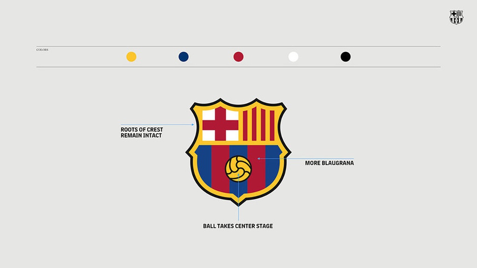 Logo Baru Barcelona Dirilis untuk Musim 2019/2020