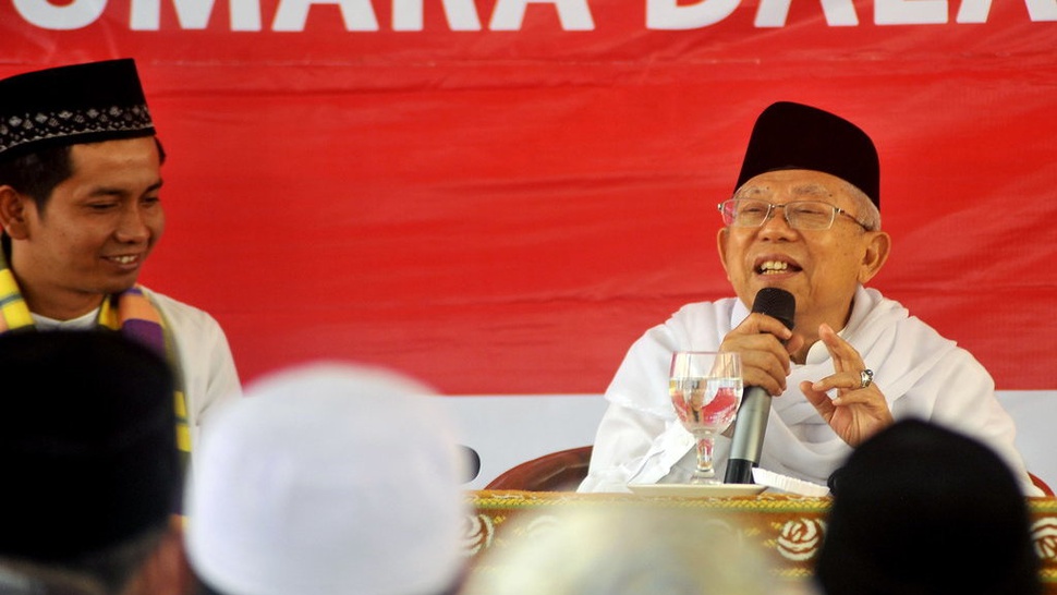 Soal Klaim Prabowo, Ma'ruf: Indonesia Punah, Memangnya Hewan Purba?