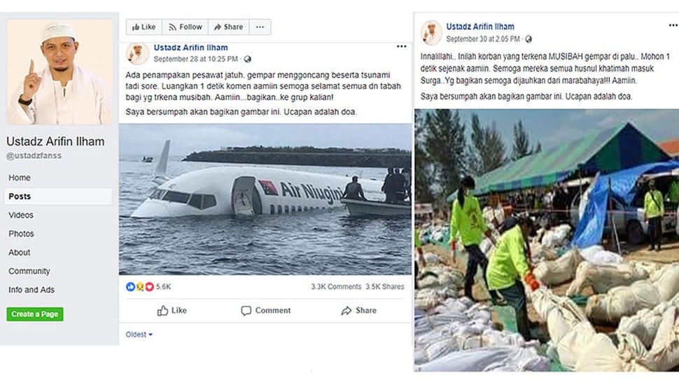 Foto Viral Bencana Palu Ini Bukan Benar-Benar Foto dari Palu