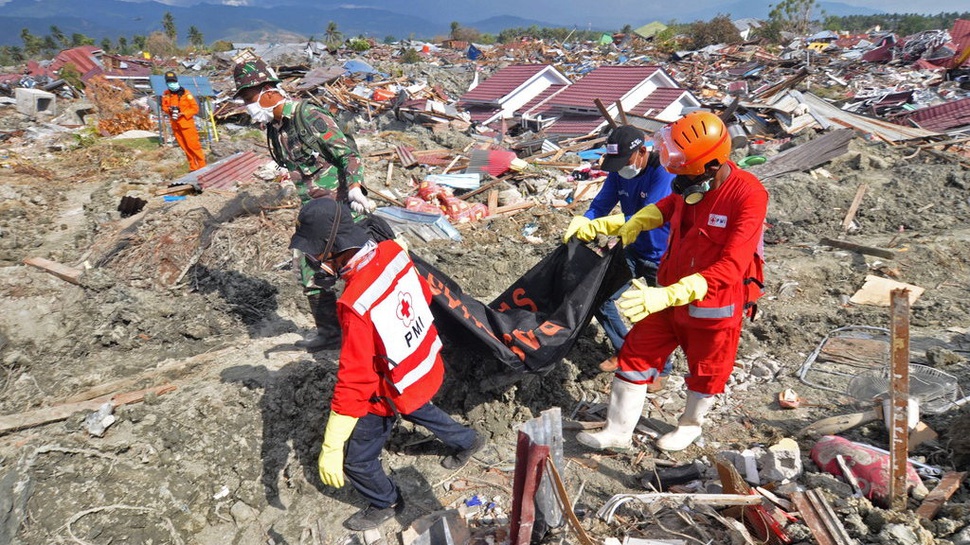 BNPB Mencatat Ada 4.157 Orang Meninggal karena Bencana Selama 2018