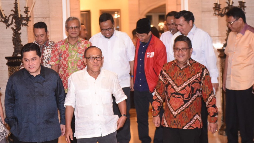 Makna di Balik Pertemuan Aburizal Bakrie dan TKN Jokowi-Maruf