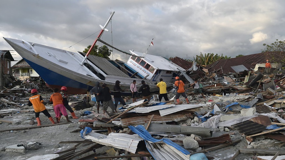BNPB: Korban Meninggal Gempa Sulteng per 11 Oktober Capai 2.073