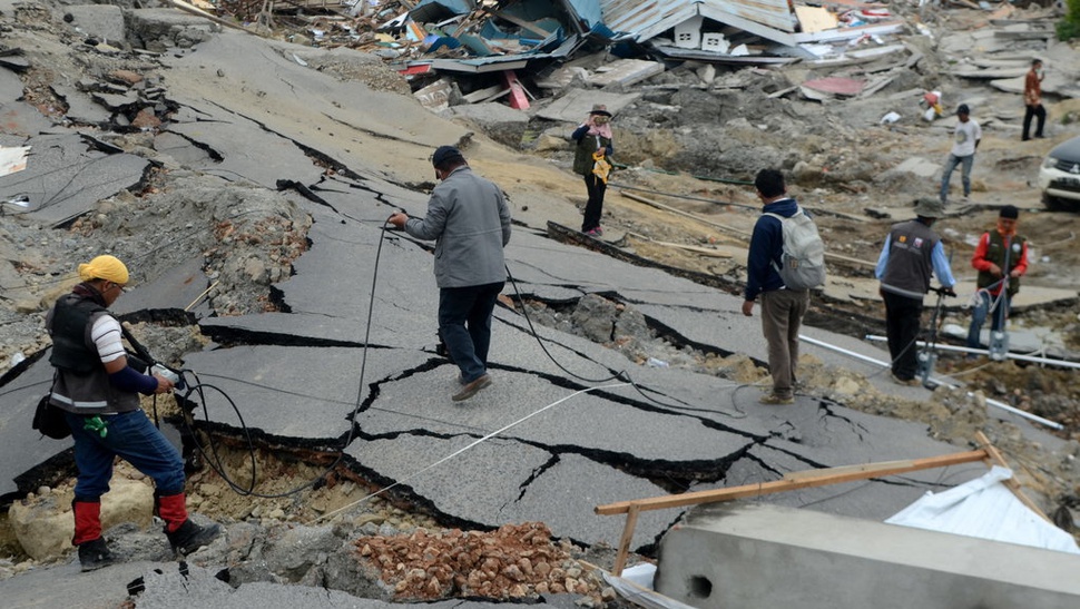 BNPB: Jumlah Korban Bencana di Palu dan Donggala Jadi 2.081 Jiwa