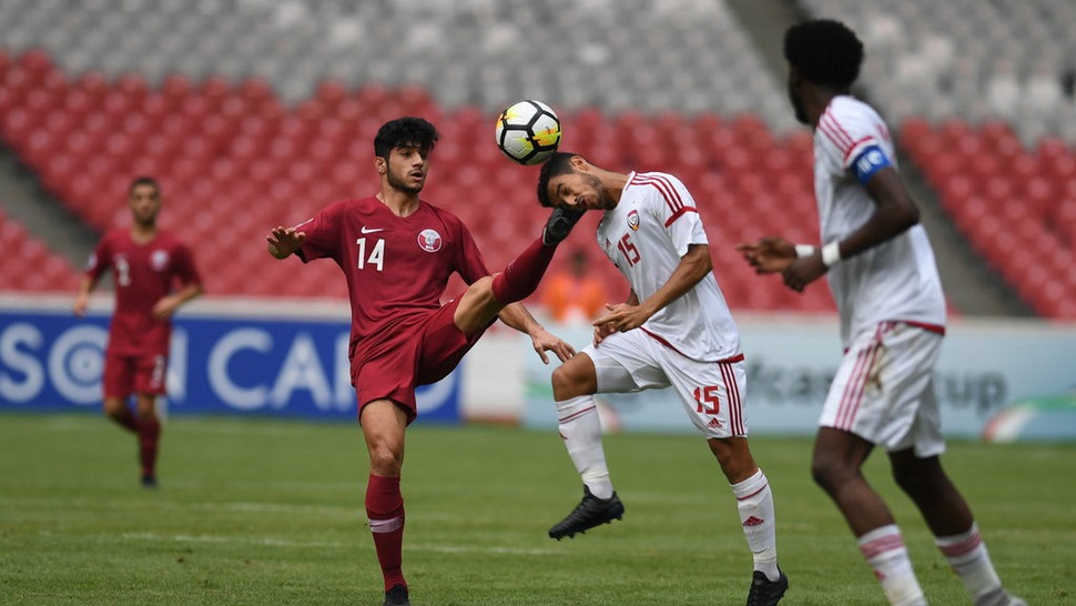 Hasil Piala AFC U-19: Qatar vs Thailand Skor Babak Pertama 2-0