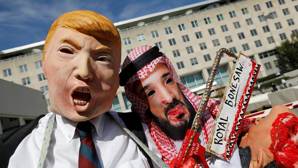 Rekaman Kematian Khashoggi, Trump: Tak Ada Alasan Saya Mendengarnya