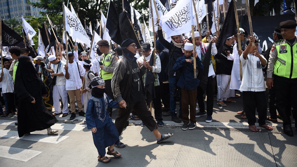 Massa Aksi Bela Tauhid Sempat Cekcok di Kantor GP Ansor