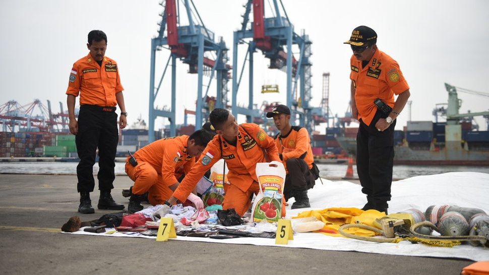 812 Personel Gabungan Lanjutkan Evakuasi Lion Air JT-610 Hari Ini