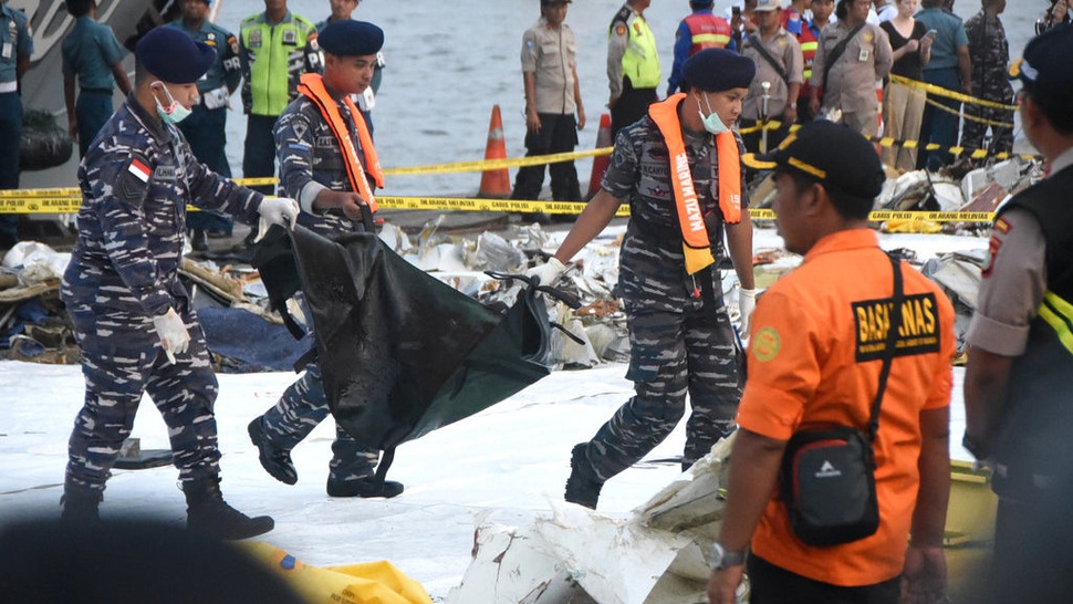 RS Polri Terima 272 Bagian Tubuh Korban Lion Air Hingga Jumat Pagi
