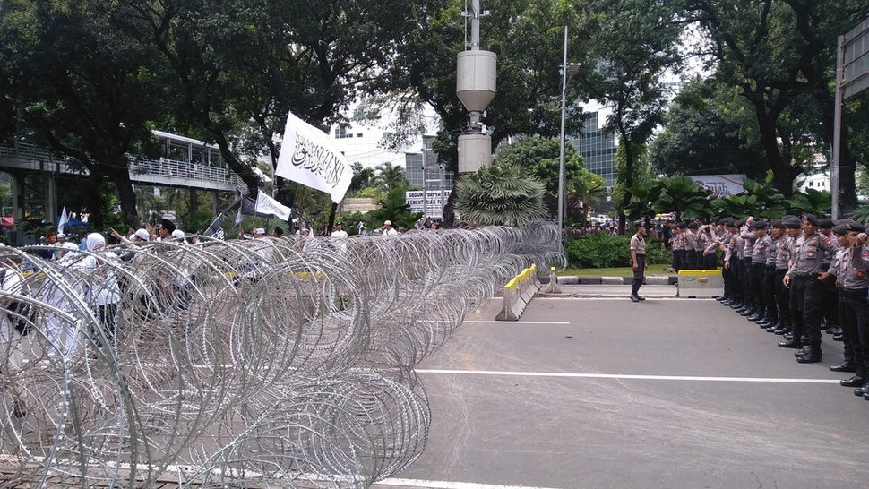 Aksi Bela Tauhid Kembali Digelar, Jalan Medan Merdeka Barat Ditutup