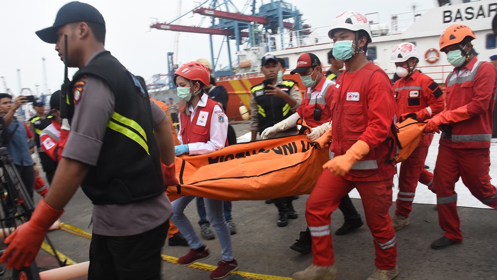 Kecelakaan Lion Air JT-610: Sudah 104 Kantong Jenazah Ditemukan