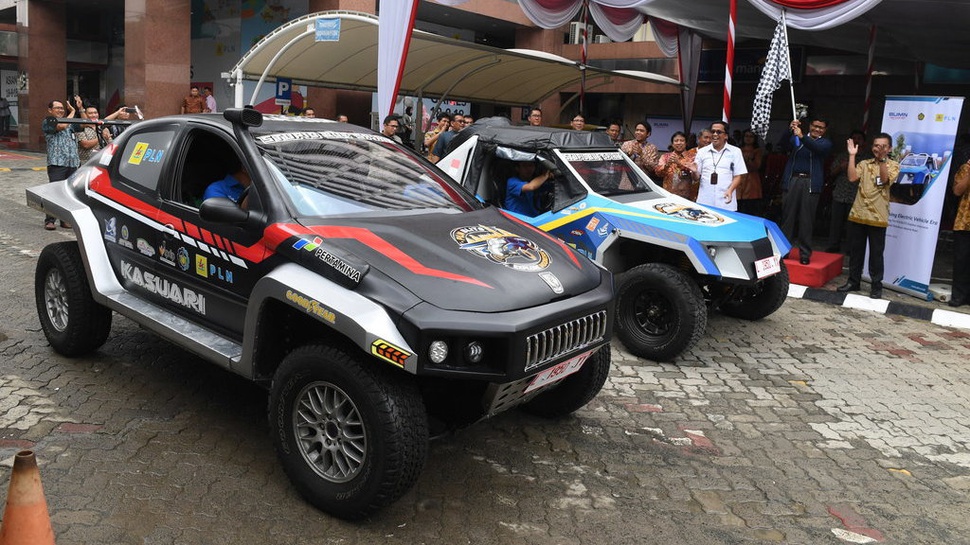 Mobil Listrik Buatan ITS dan UBL Disiapkan Ikut Reli Dakar 2020