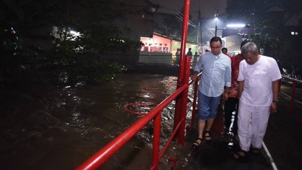 Anies Baswedan: Jakarta Memang Rentan Banjir Sekalipun Tidak Hujan
