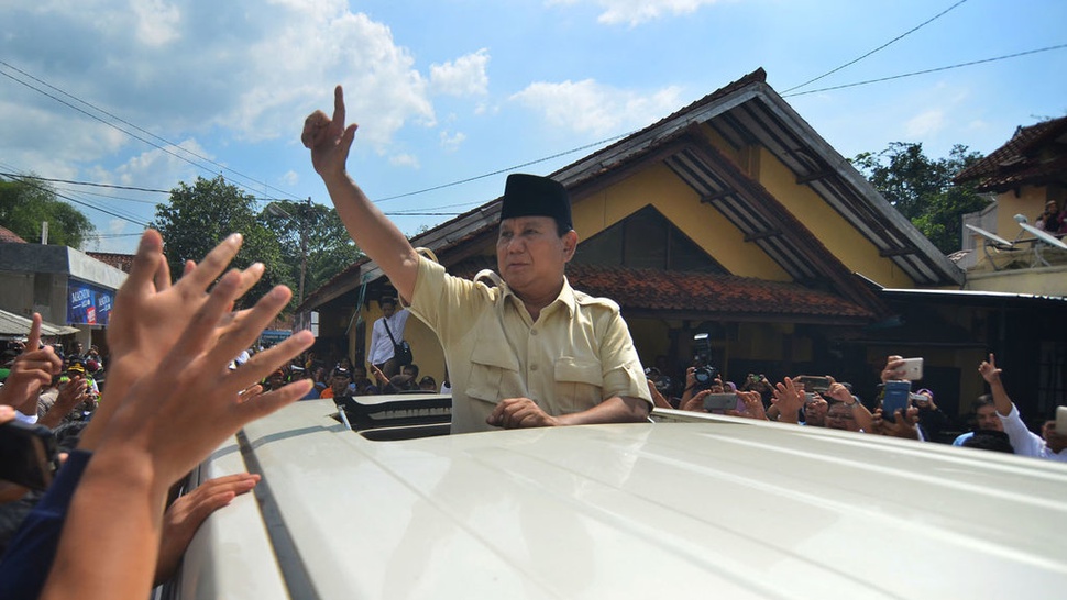 Kampanye Prabowo di Tasikmalaya