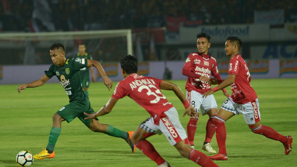 Hasil Bali United vs Mitra Kukar: Babak Pertama Diwarnai Gol Cepat