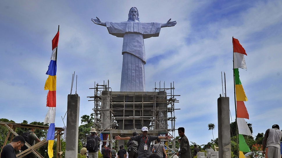 Pembangunan Patung Yesus Setinggi 33 Meter di Jayapura Dihentikan