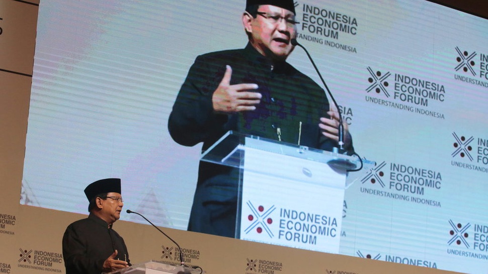 Prabowo: 55 % Orang Indonesia Tak Punya Kemampuan Baca dengan Baik