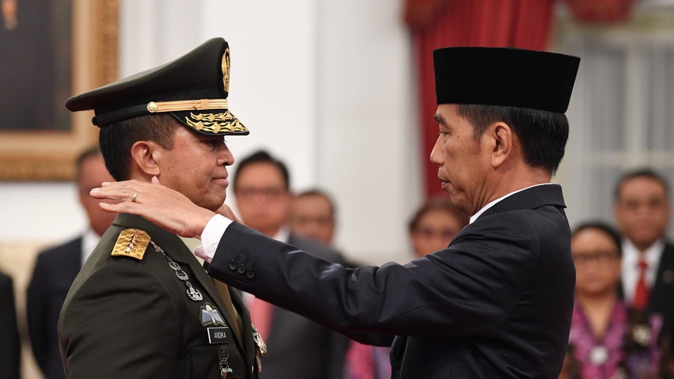 Jokowi Melantik Menantu Hendropriyono, Andika Perkasa, Menjadi KSAD