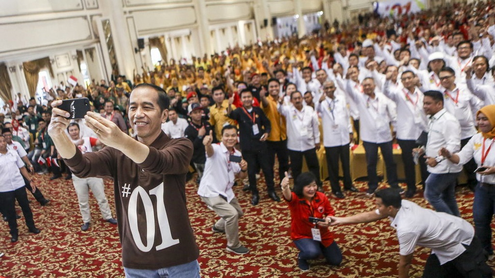 TKN Bantah Survei Median Soal Elektabilitas Jokowi-Ma'ruf Stagnan
