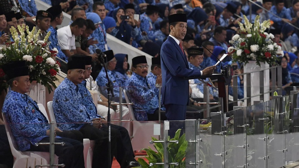 Kebijakan ASN Sosialisasi Program Pemerintah Menguntungkan Jokowi