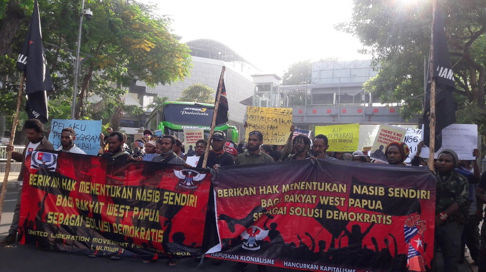 90 Peserta Aksi Hari HAM se-Dunia di Timika-Papua Ditangkap Polisi