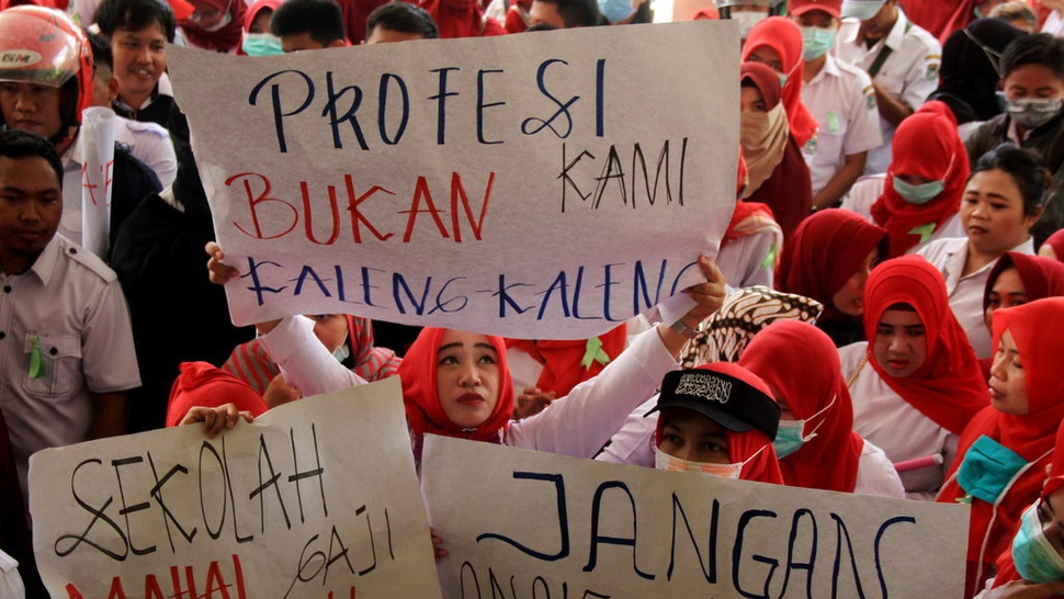 Tak Diangkat PNS, Guru Honorer Jakarta Tempuh Jalur Hukum 4 Tahun