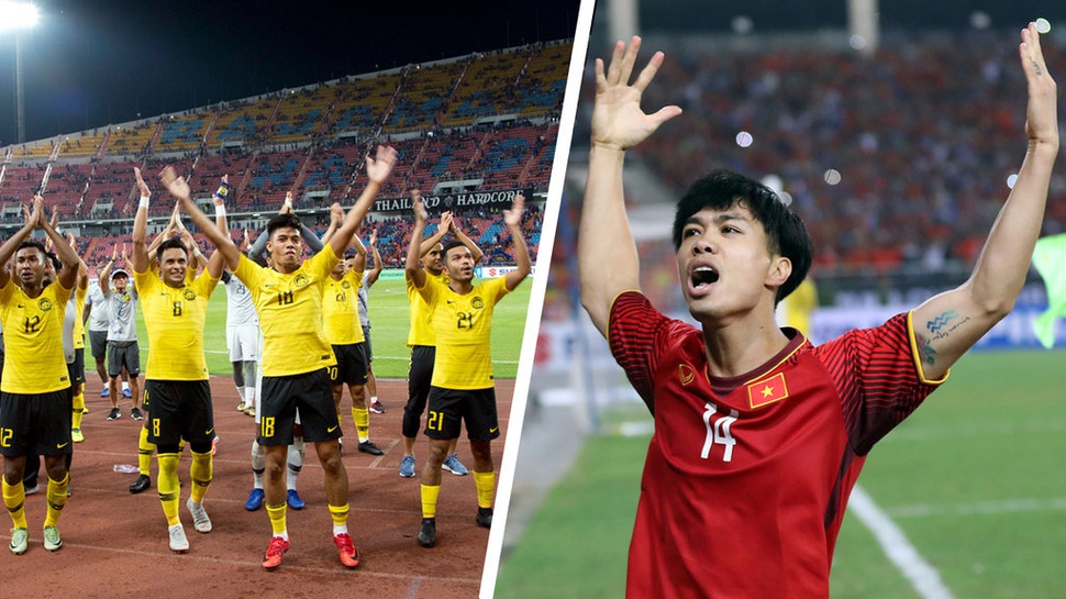 Vietnam Tahan Imbang Malaysia 2-2 di Leg 1 Final Piala AFF 2018