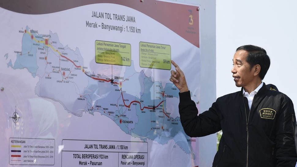 Presiden Jokowi Jajal Tol Trans Jawa Naik Bus Bareng Pekerja Proyek