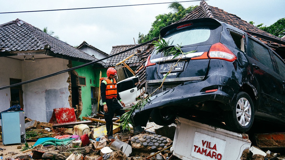 Kerusakan Akibat Gelombang Tsunami Banten