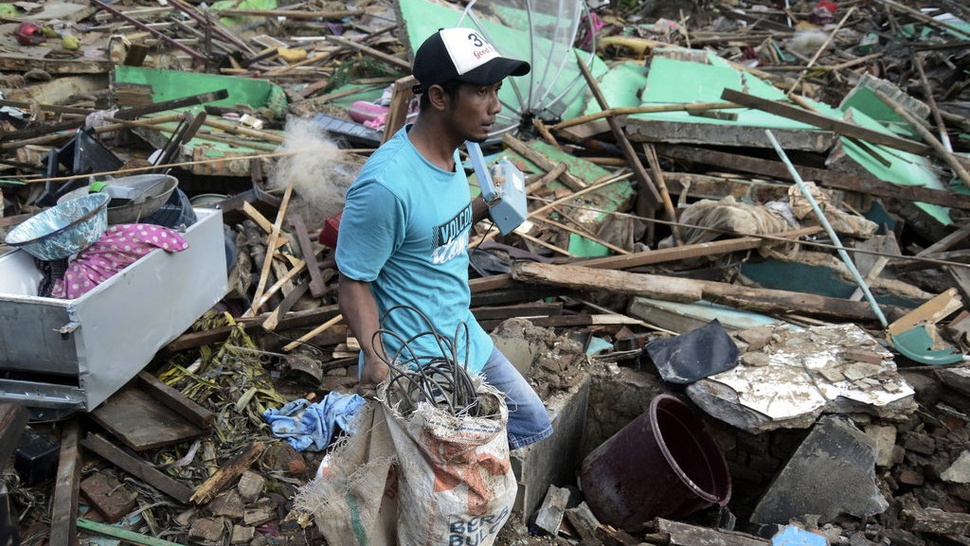 Korban Tsunami Lampung Diberi Dana Rp50 Juta per Unit Rumah Rusak