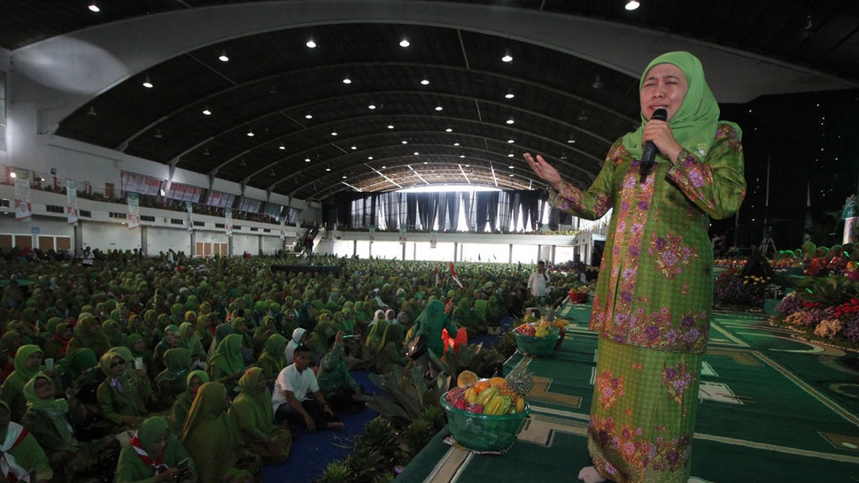 Peringatan HUT Muslimat NU Digelar di Jakarta, Khofifah Temui Anies