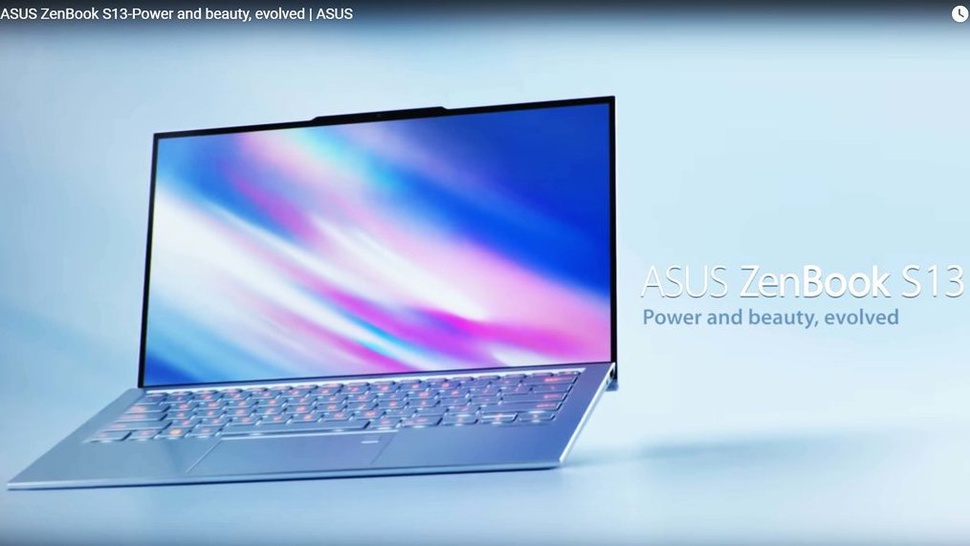 Asus Rilis ZenBook S13, Laptop dengan Bezel Tertipis di Dunia