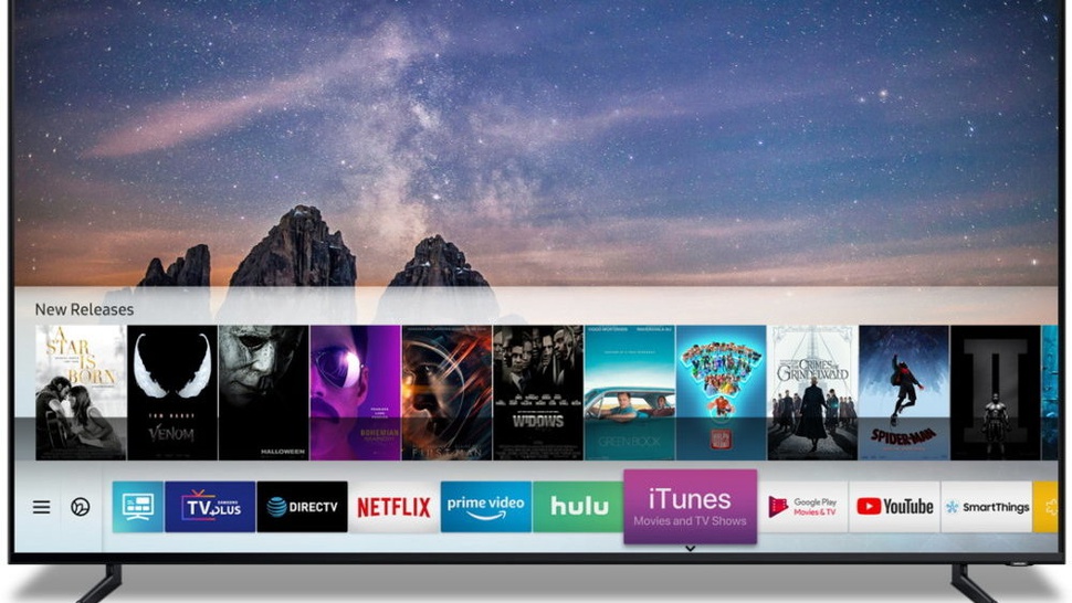 iTunes Movies dan TV Shows Akan Tersedia di Samsung Smart TV 2019