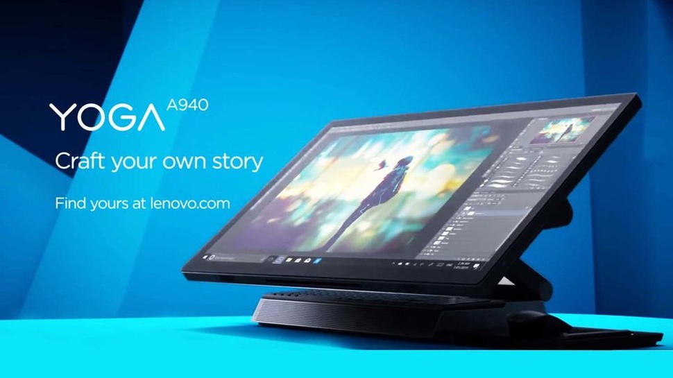 Lenovo Yoga A940 Dirilis di CES 2019, AiO PC Bergaya Surface Studio