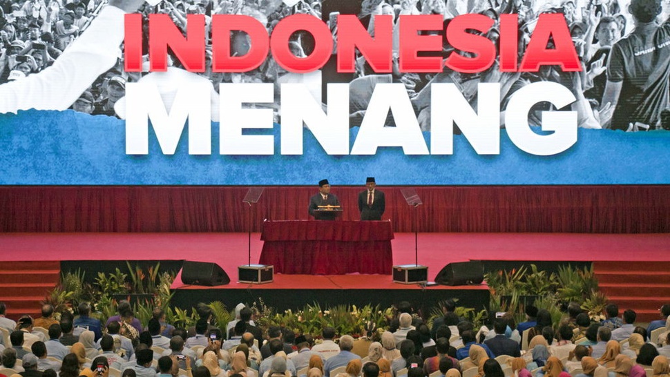 Prabowo Akhiri Pidato Kebangsaan Tadi Malam dengan Bertakbir