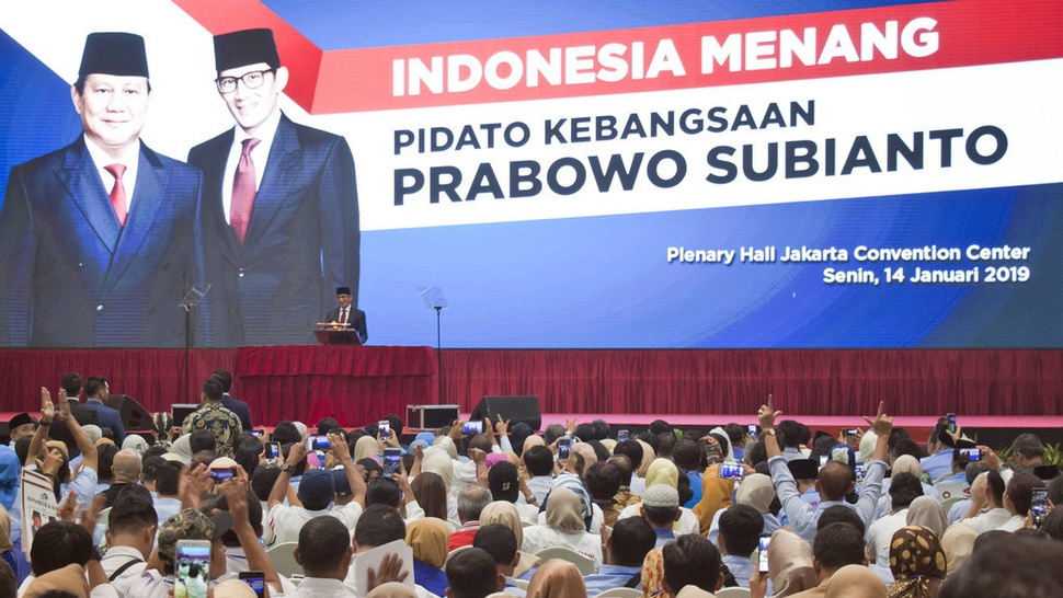 TKN Jokowi-Maruf Tuding Pidato Prabowo Tidak Sesuai dengan Data